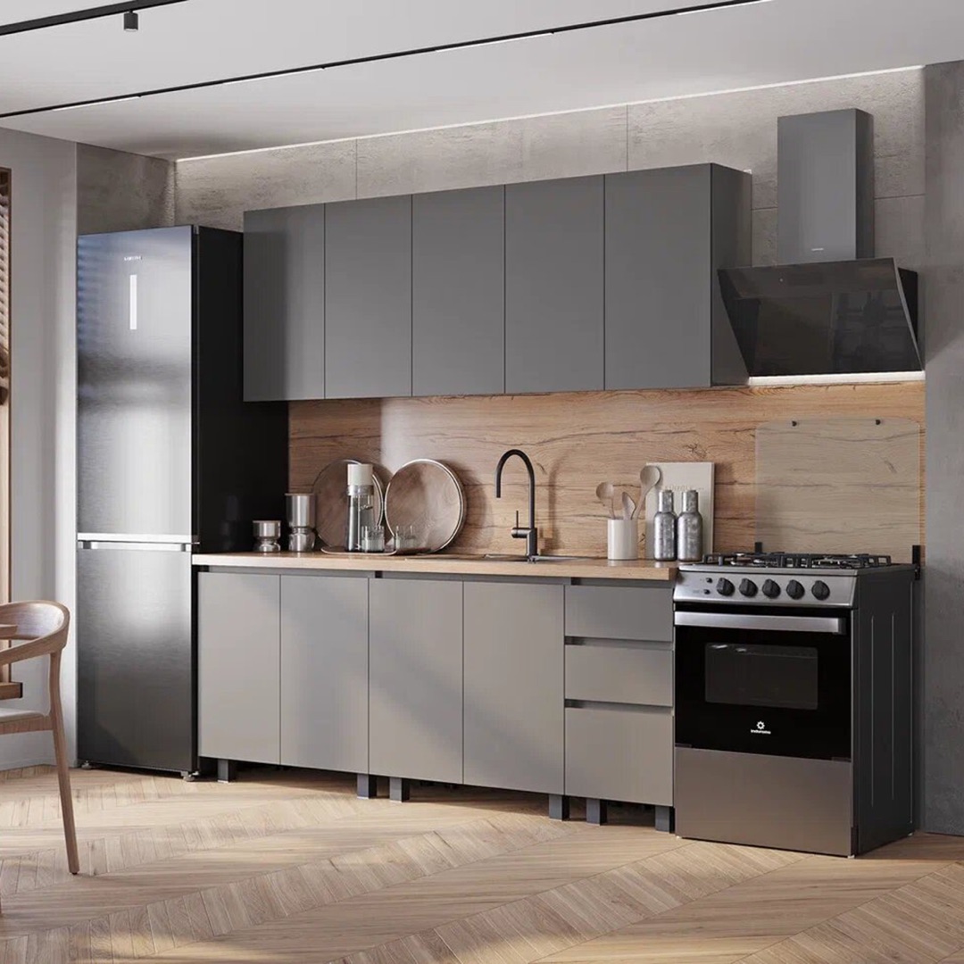 2,00 "Честер" Кухня Графит