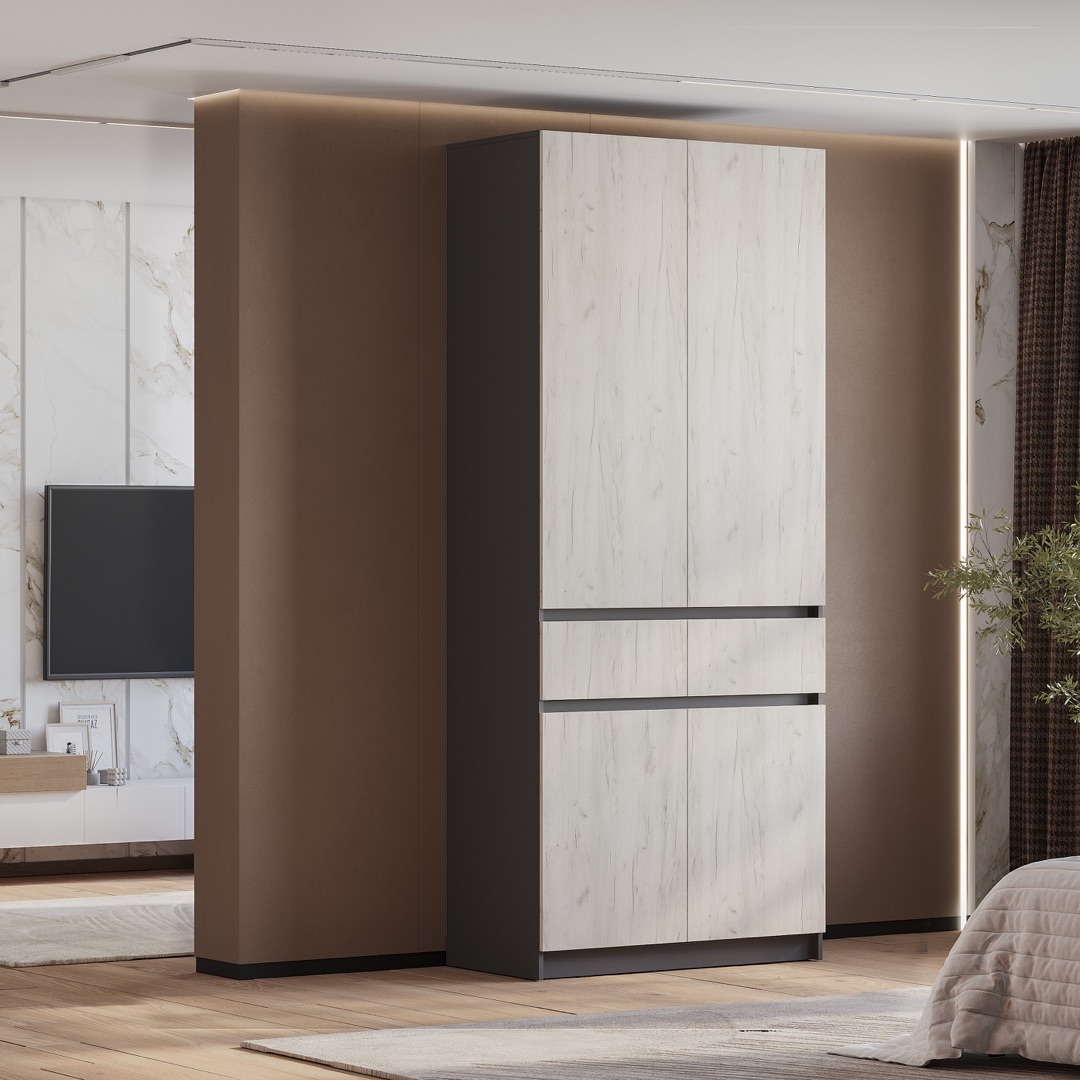 Шкаф 2-х створчатый "Багира" ШК-03