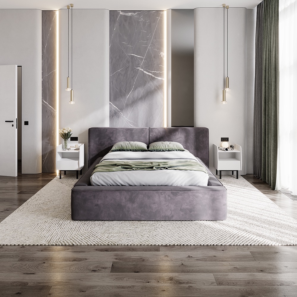 Кровать 1,4 м "Релакс" КР-14 Виноград