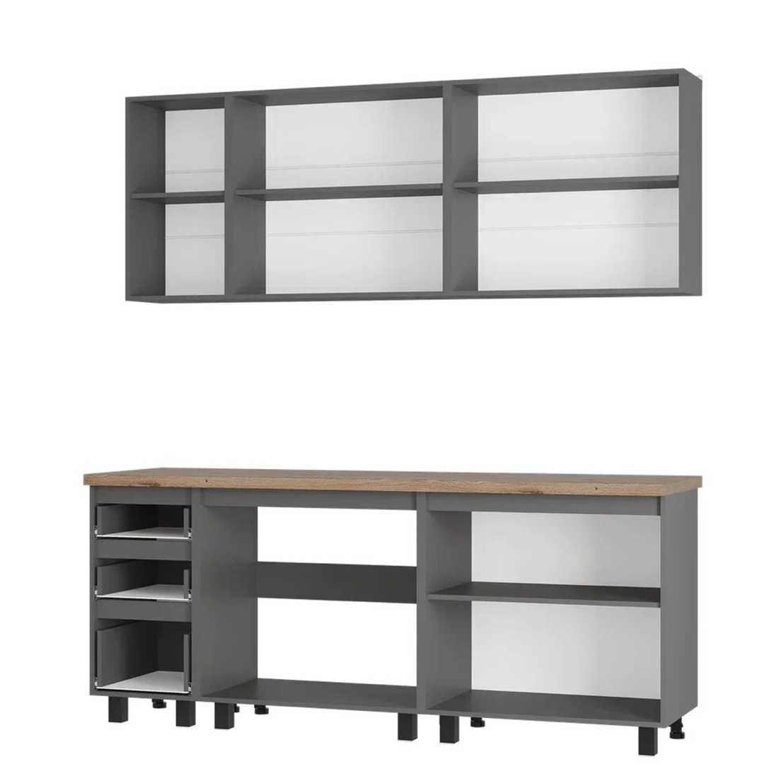 2,00 "Честер" Кухня Графит