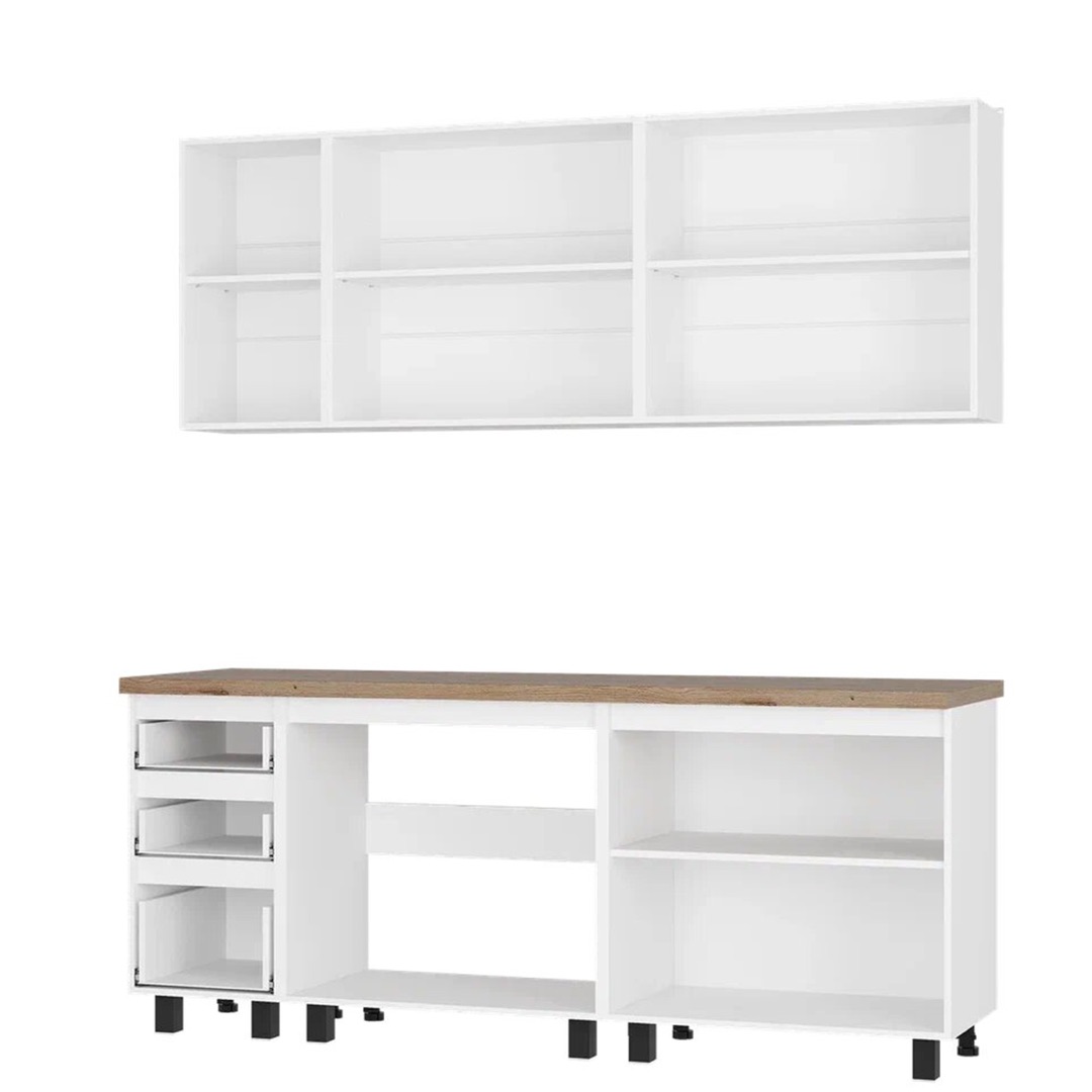 2,00 "Честер" Кухня Белый