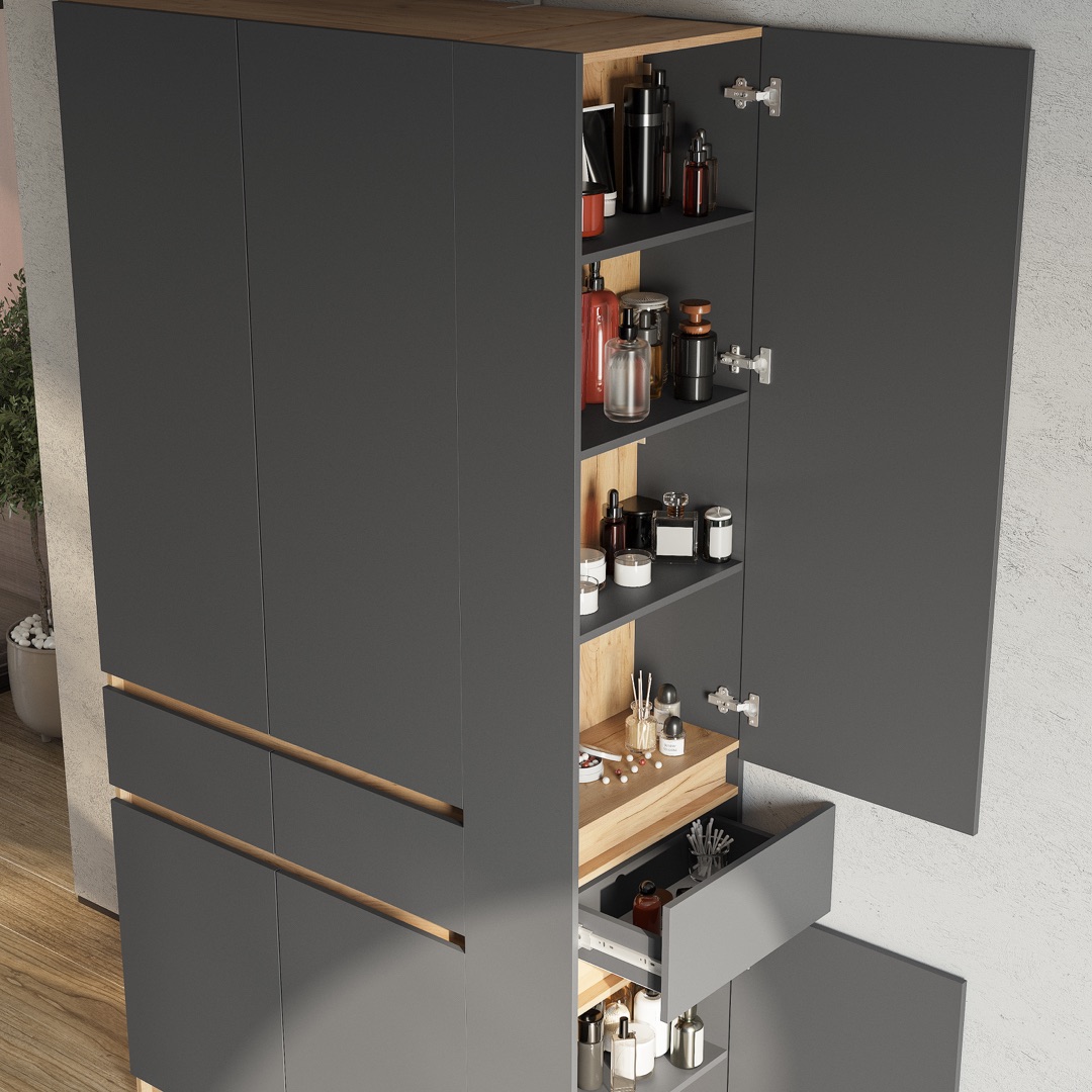 Шкаф-стеллаж "Багира" ШК-16