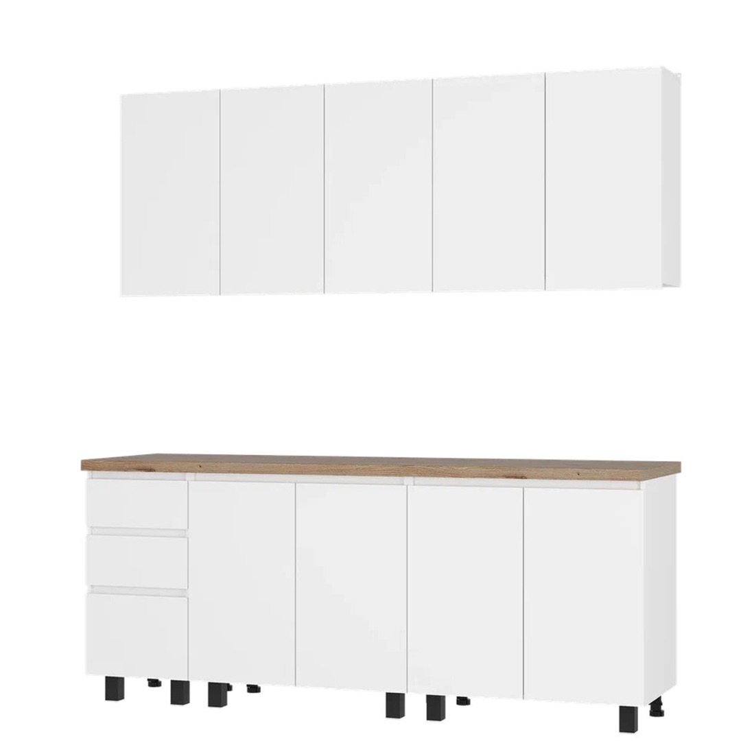 2,00 "Честер" Кухня Белый