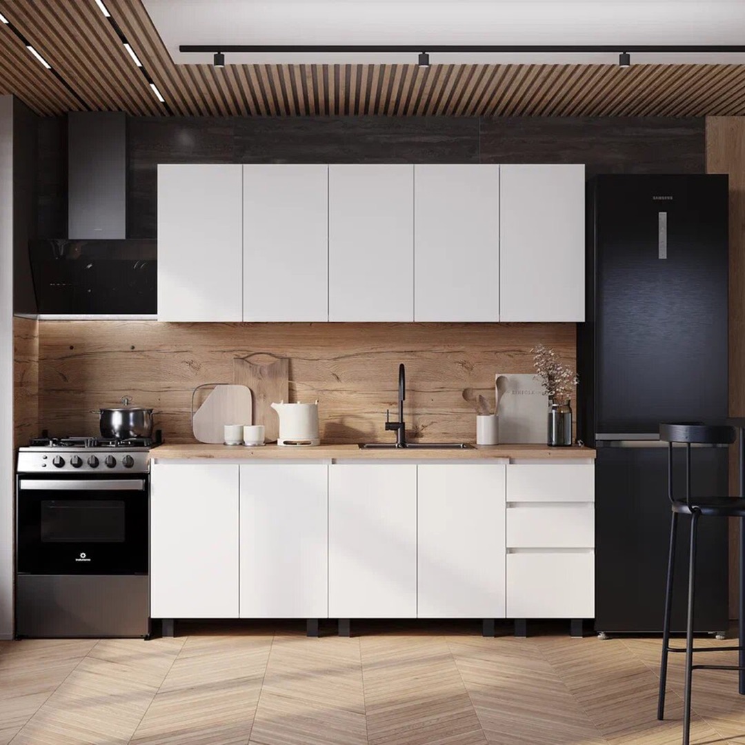 2,00 "Честер" Кухня Белый