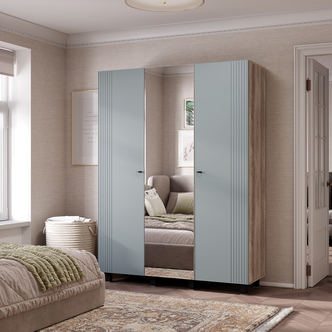 "Олива" Шкаф 3-х створчатый ШК-08