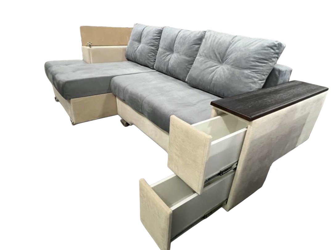 Диван "Вегас" угловой с увел. атаман. (Угол левый 7)