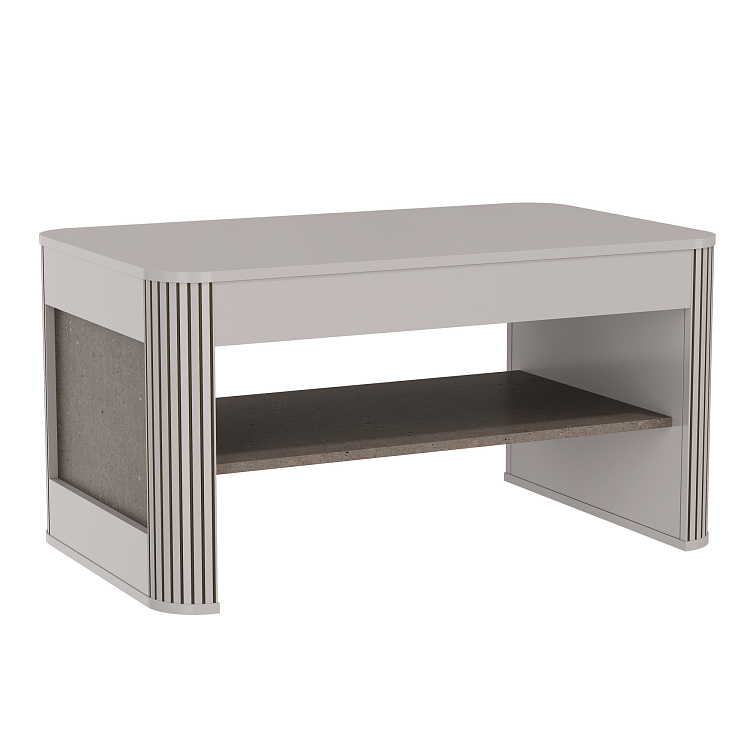 Стол журнальный 34.20 "Фантазия" (кашемир / дуо / Kroning кашемир патина)