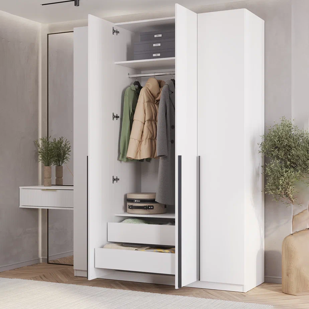 "Айрон" Шкаф 4-х ств.