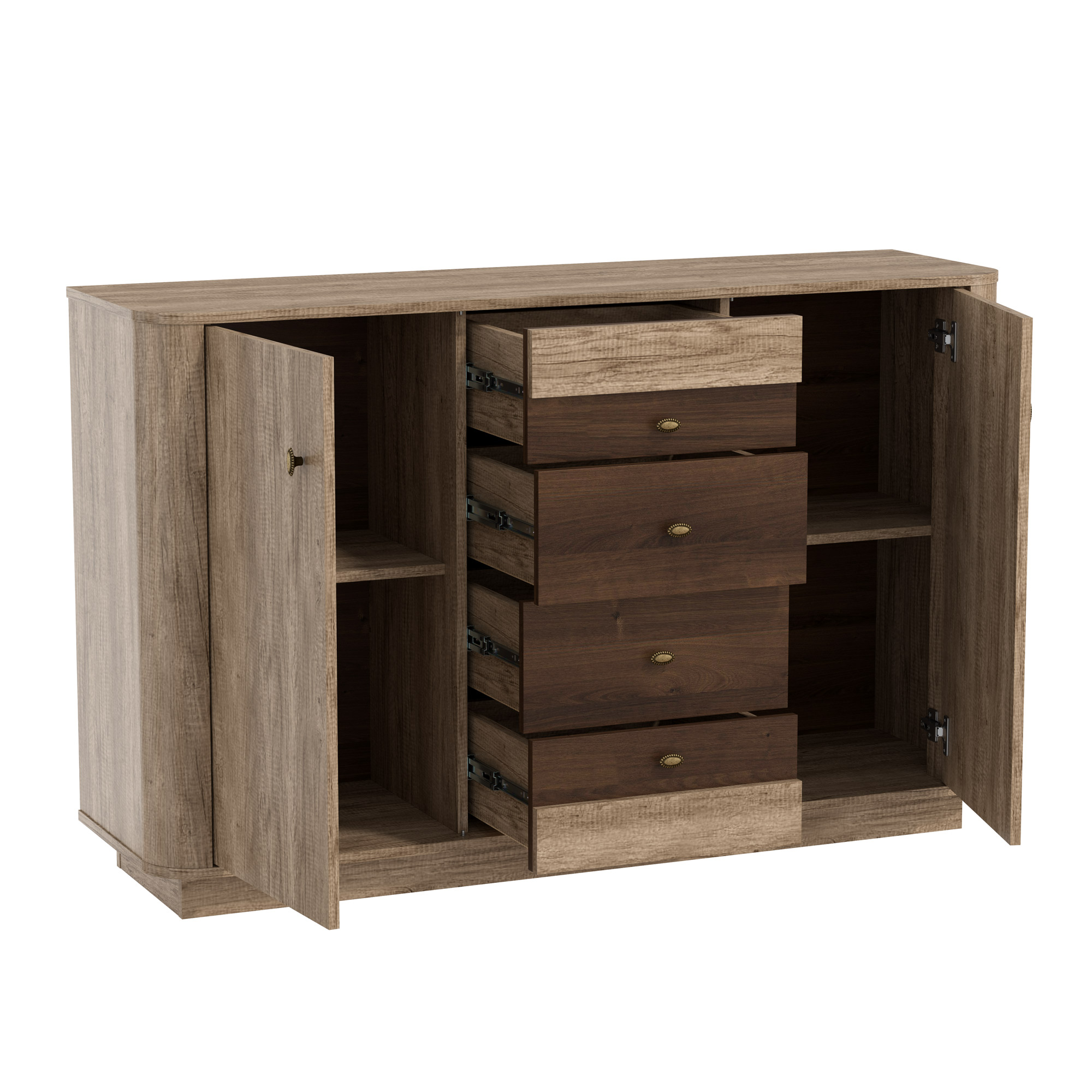 34.11 Комод "Фантазия" (дуб каньон/дуб кальяри)