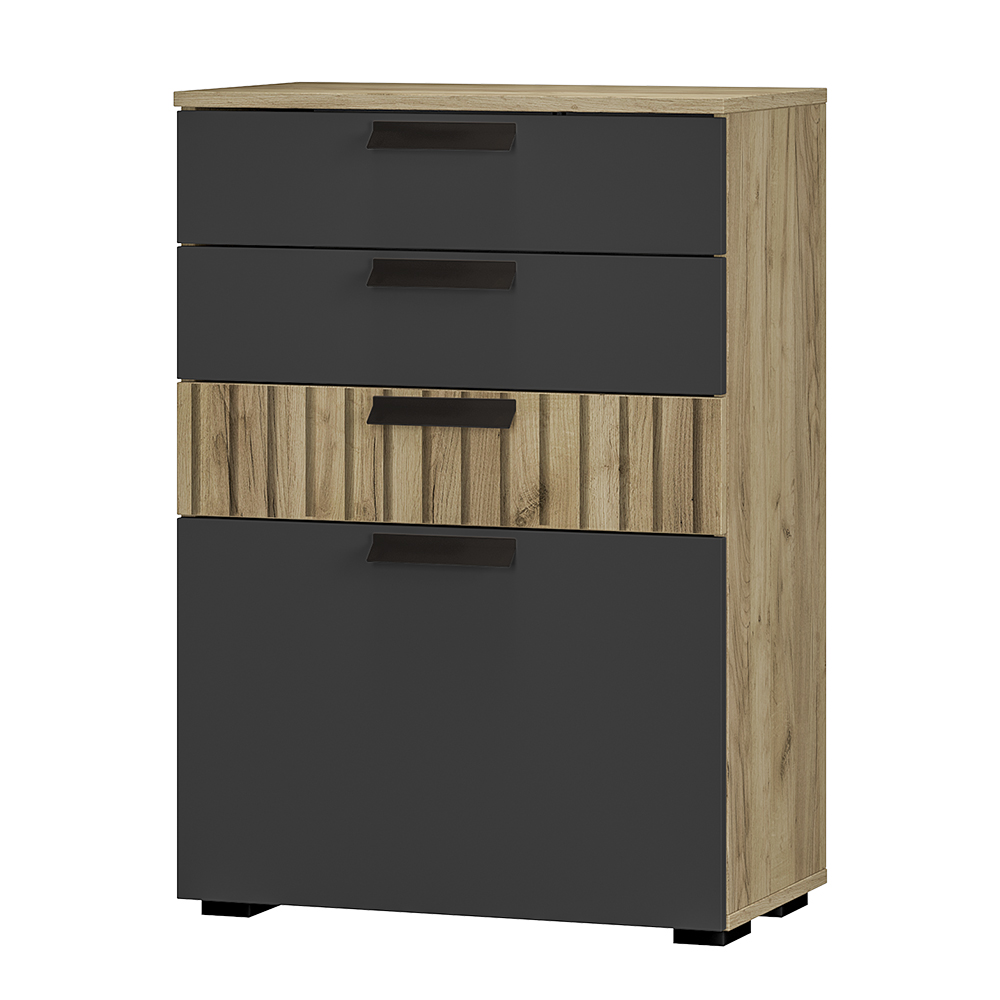 "Мишель" Комод тип 1 КМ-12 (крафт/графит)