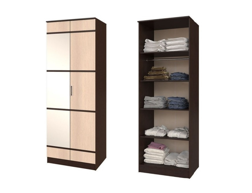 "Сакура"  ЗеркалА осн к шкаф пл.бельев. 2-х ств. 