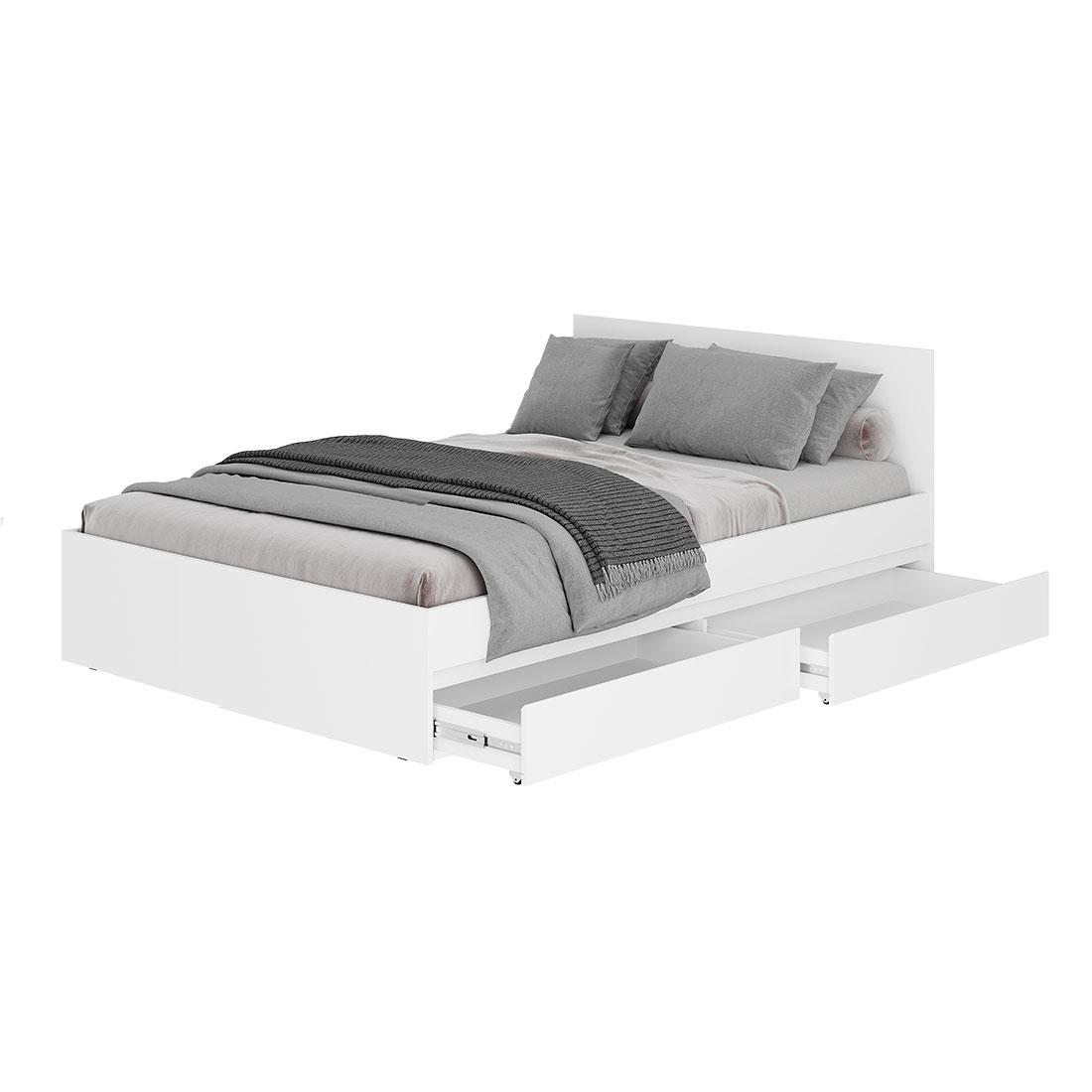 "Симпл" Кровать 1,20 КР-07 Белый