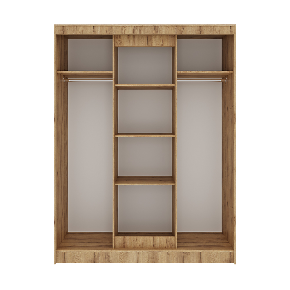 "Смарт" Шкаф-купе ШКК-06 (Крафт/графит)