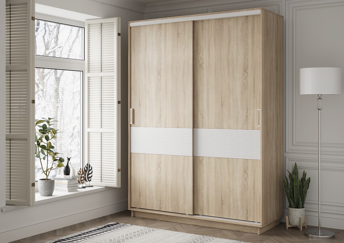 Шкаф-купе СТОУН Декор 1600