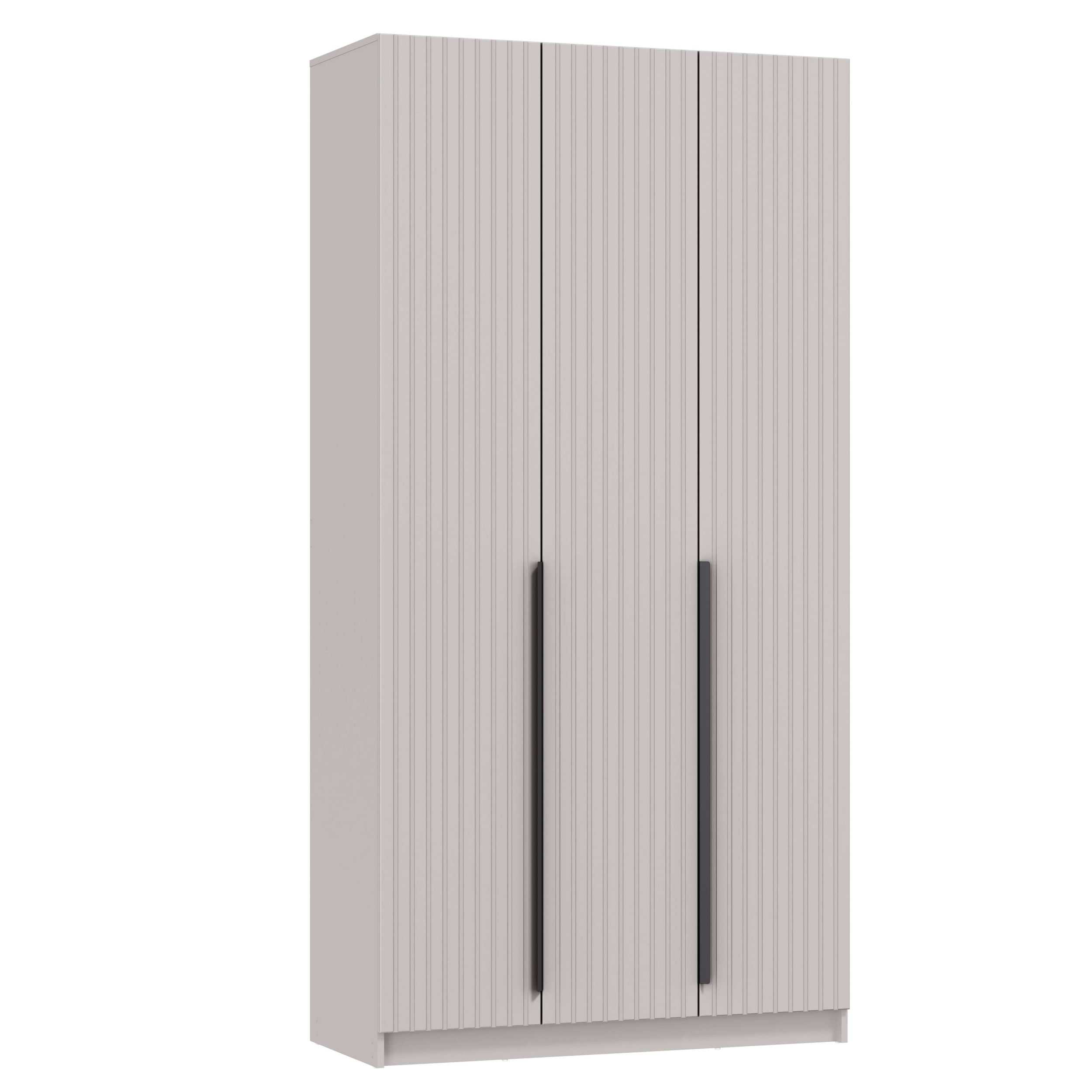 Шкаф для одежды 67.12 "Брандо" (3-х дв.) (МДФ ПВХ кашемир) (h2400)