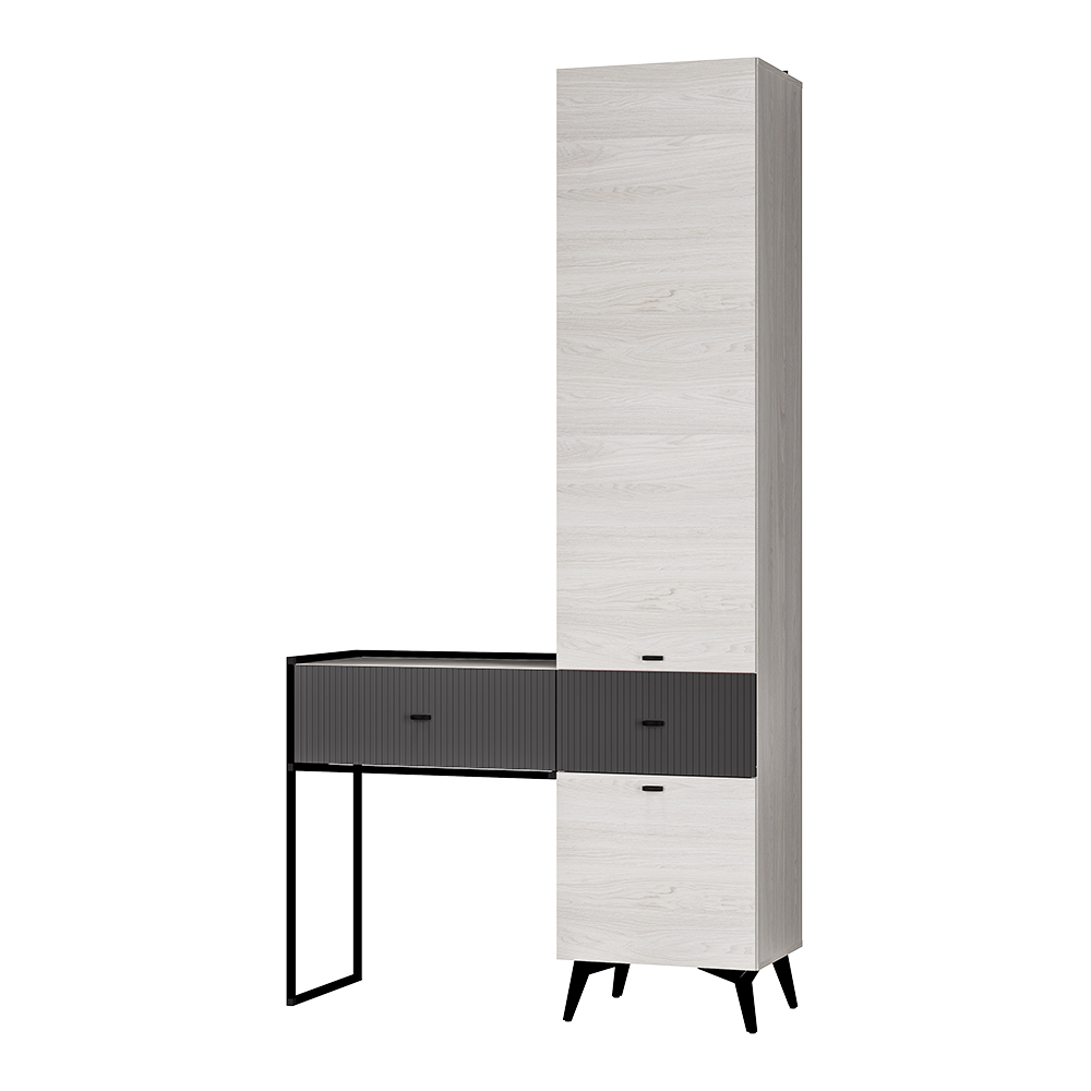 "Норд" Прихожая ПР-06 ясень белый/маренго