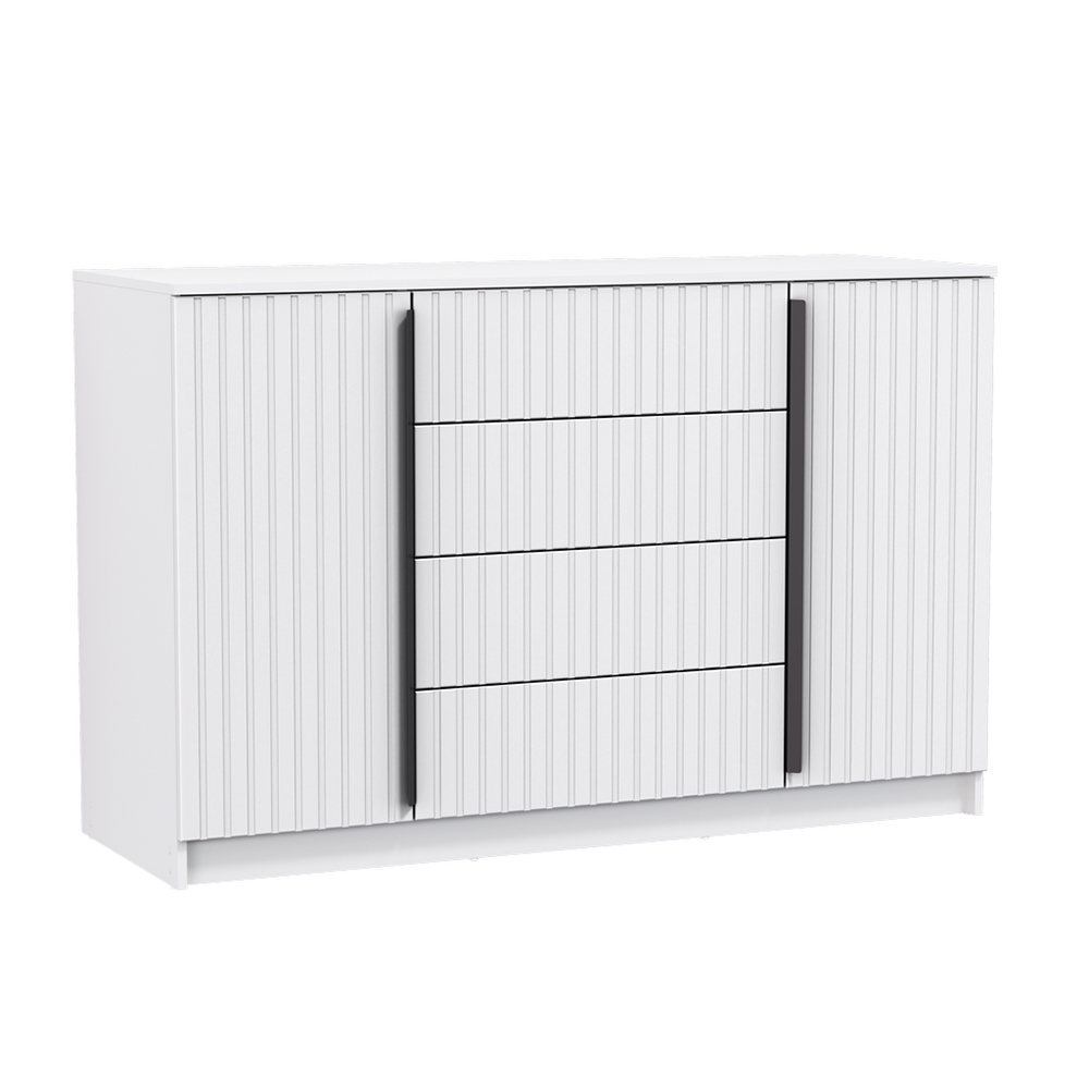 Комод 67.11 "Брандо" (МДФ ПВХ белый матовый)