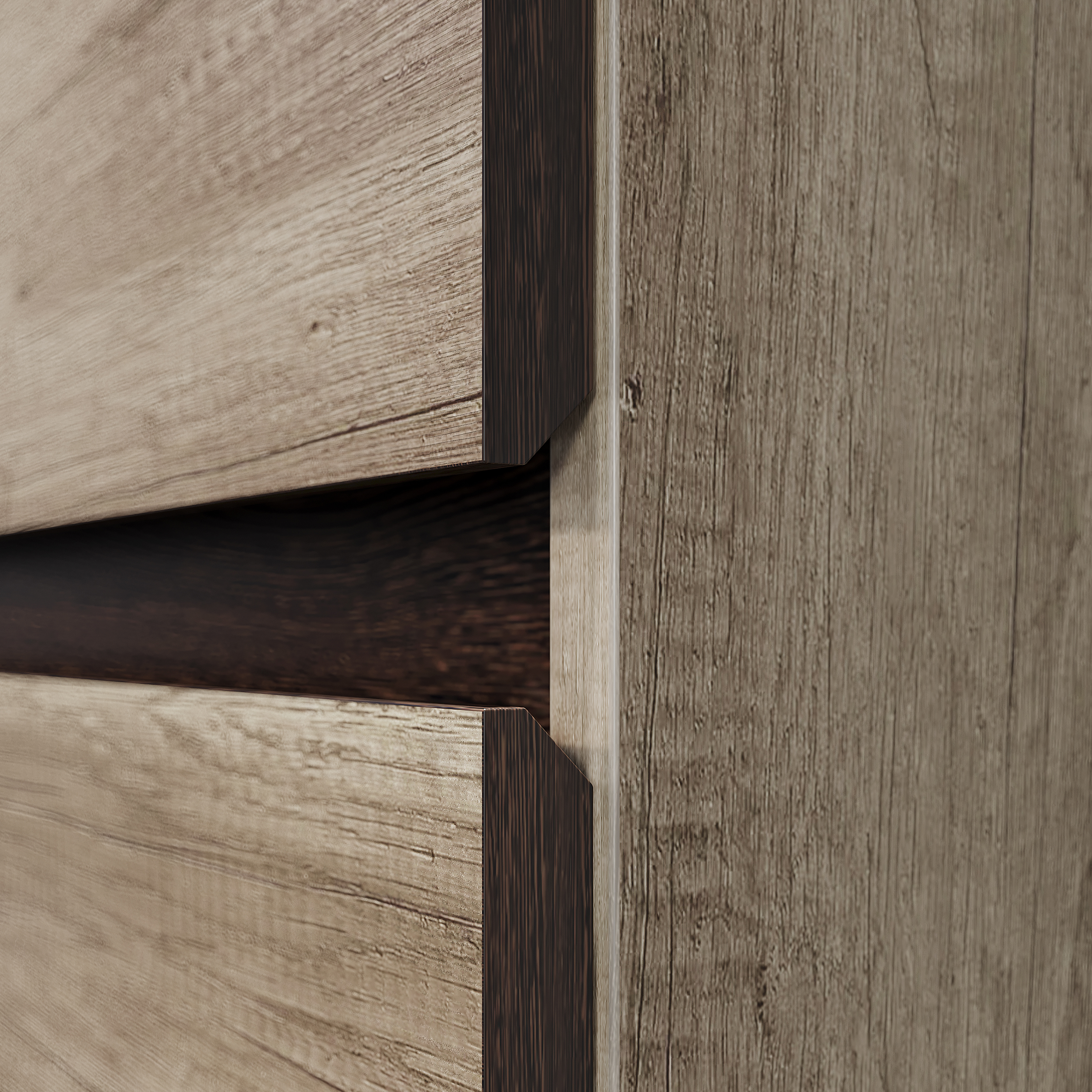 1,60 "Энигма" Кухня дуб каньон/венге