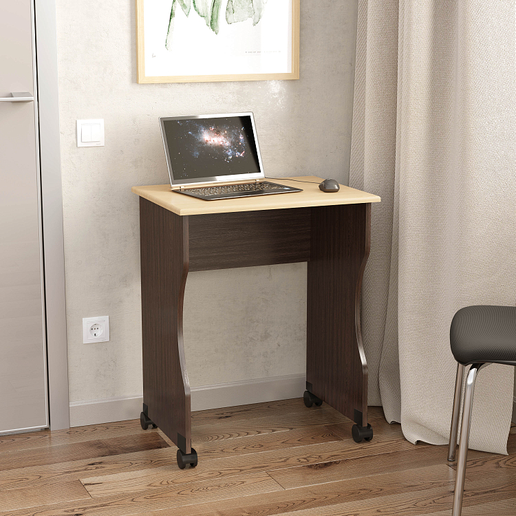 "Костер- 1" Компьютерный стол (Венге/ ПВХ клен азия)