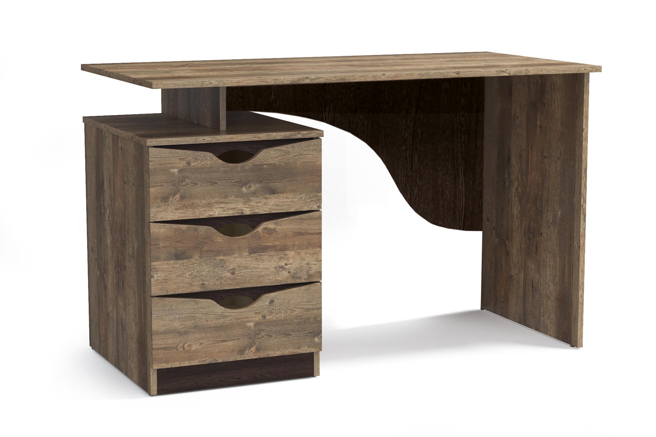 33,23 "Лючия" Стол письменный (кейптаун/венге/белый)