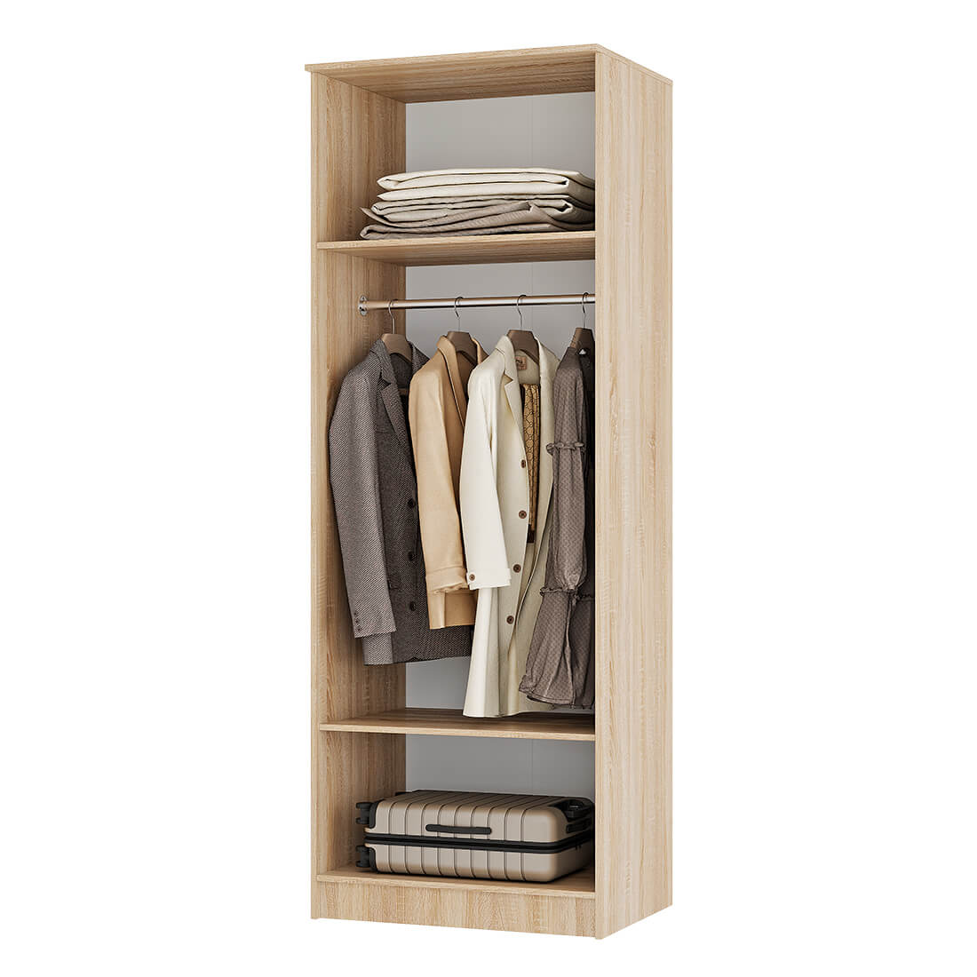 "Сакура" шкаф пл.бельев. 2-х ств.(СОНОМА)