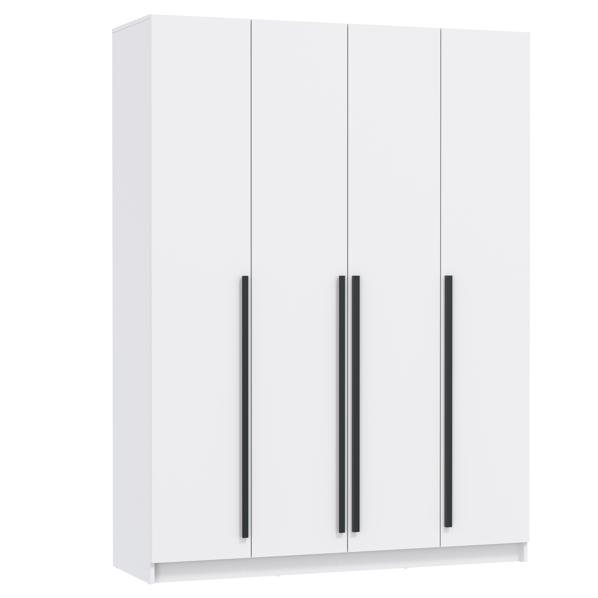 Шкаф для одежды 67.16 "Брандо" (4-х дв.) (ЛДСП белый) (h2150)