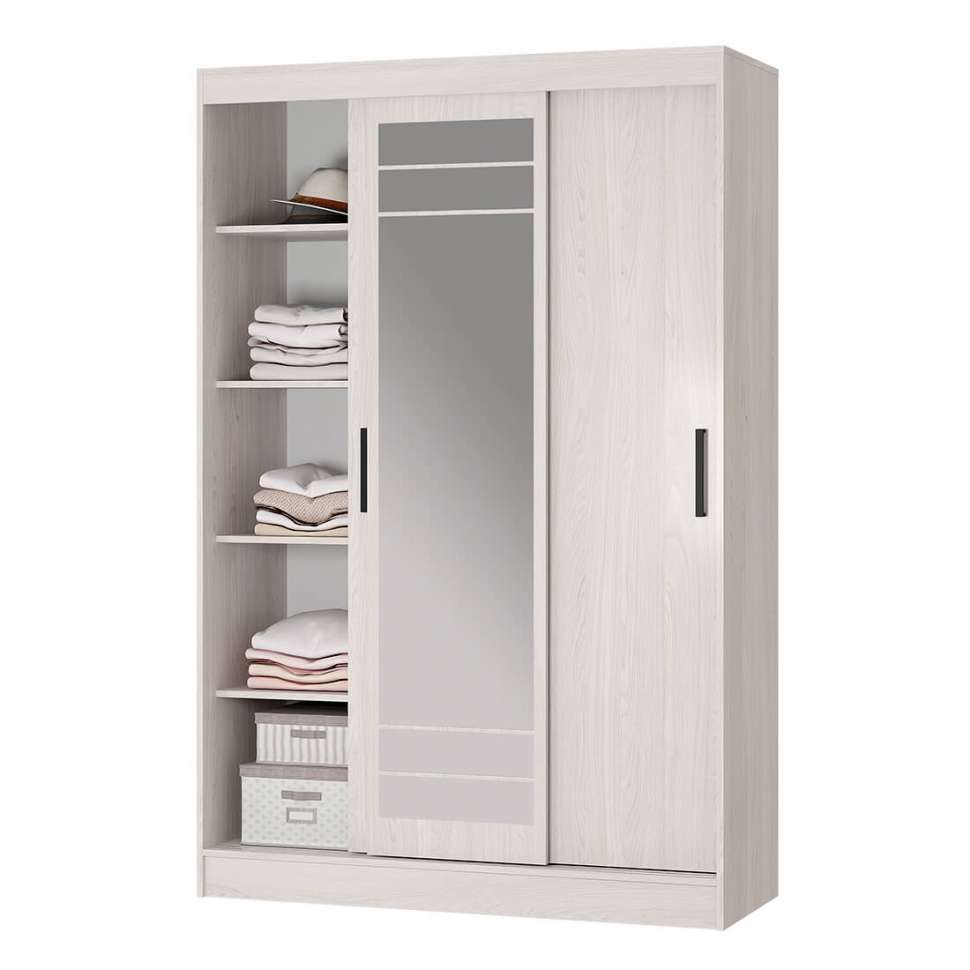 "Тео" Шкаф-купе Ясень белый
