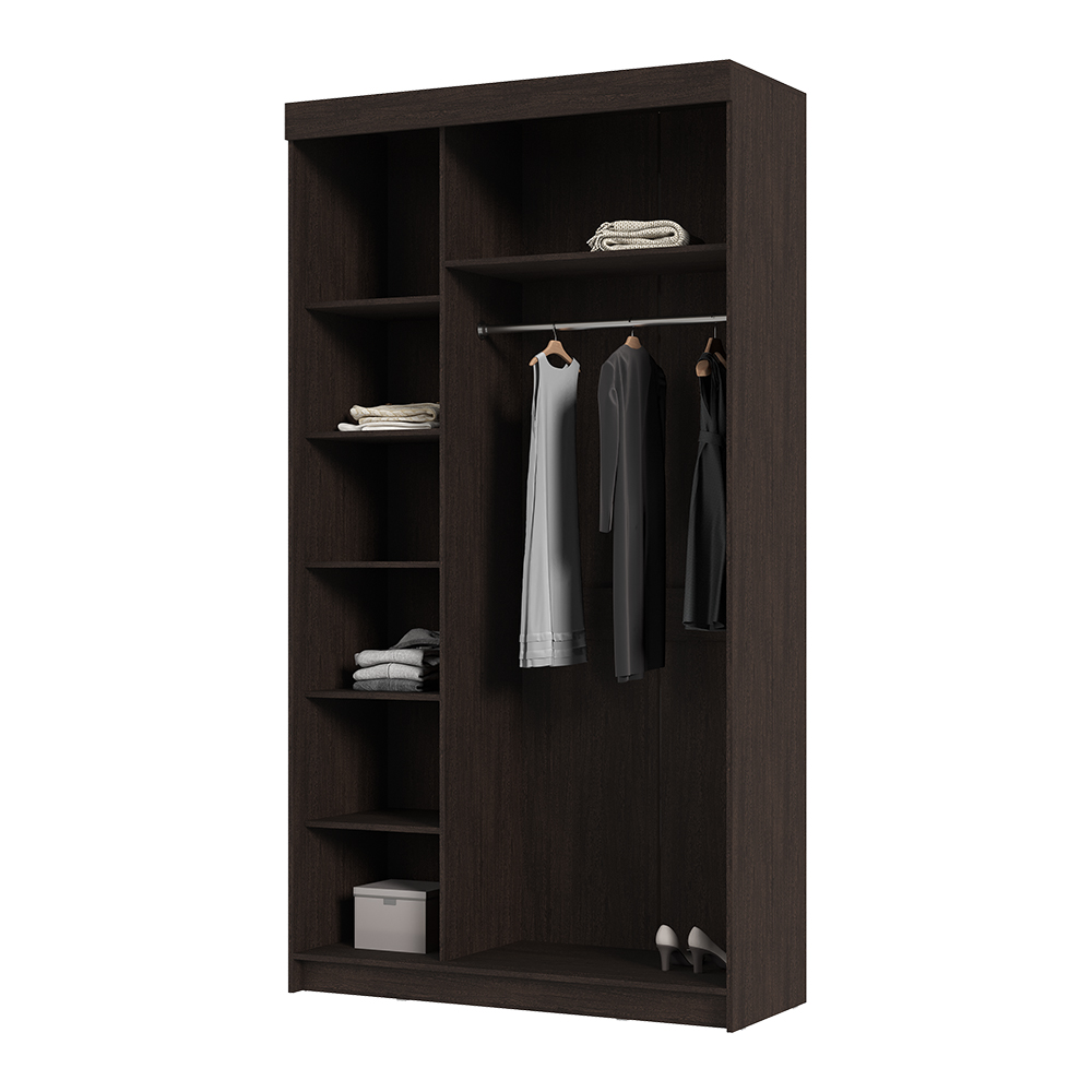 Спальня БАСЯ ШКК 552 шкаф купе (1,3х2,4х0,516) фасад БЕЛФОРТ/корпус ВЕНГЕ  СНЯТО