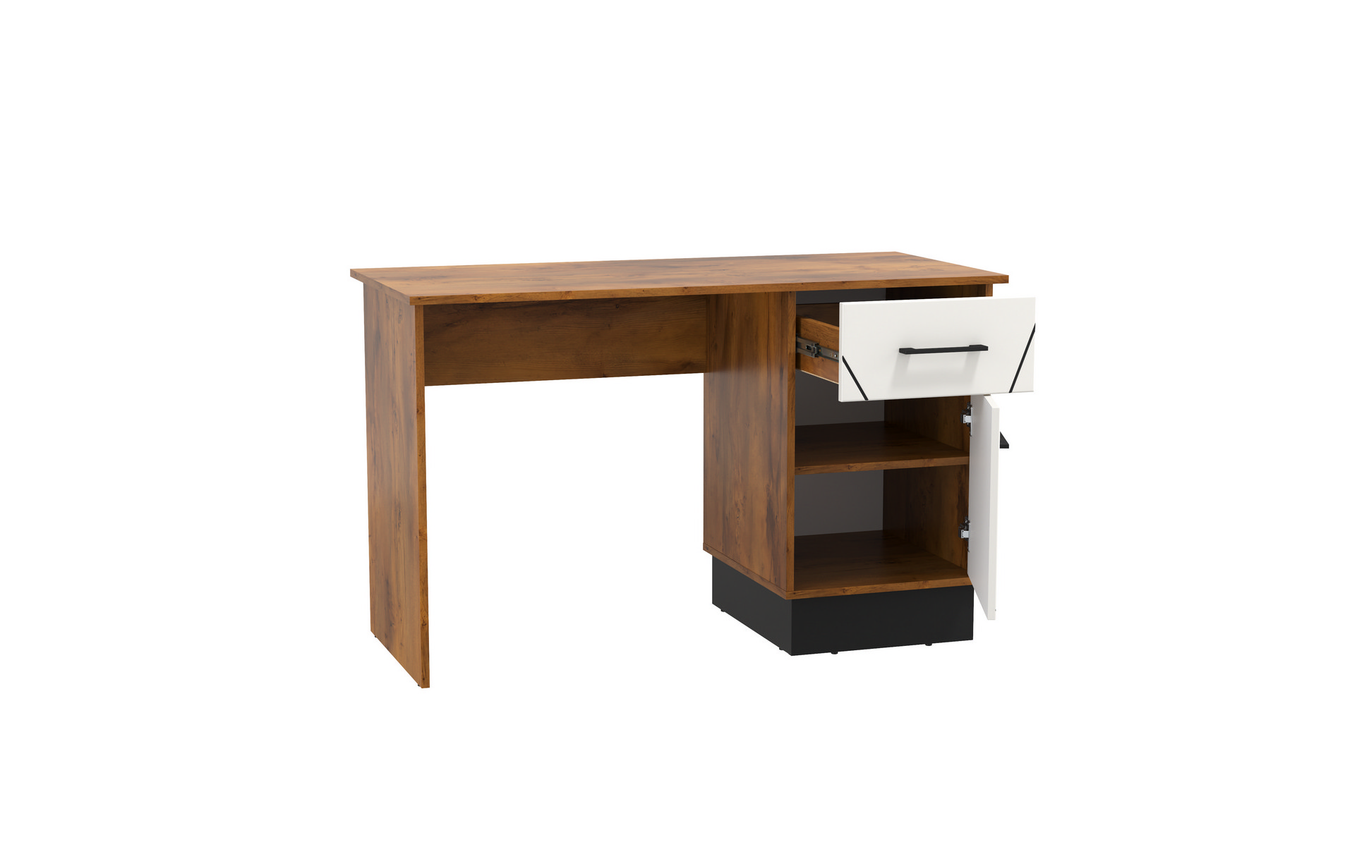 54.18 Стол письменный "Гамма" (таксония / черный / белый)