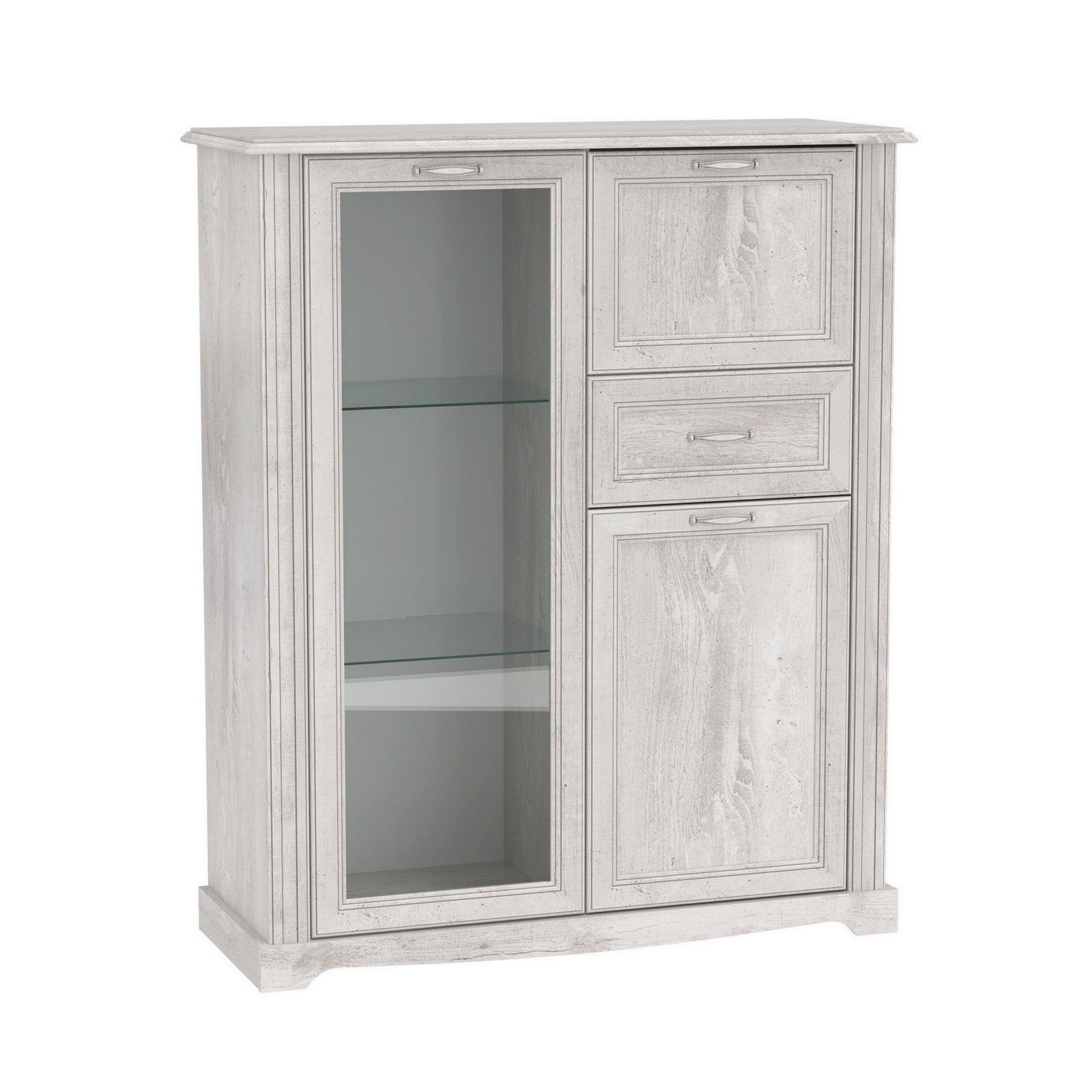 32.09 Шкаф комбинированный "Сохо"(бетон пайн белый)