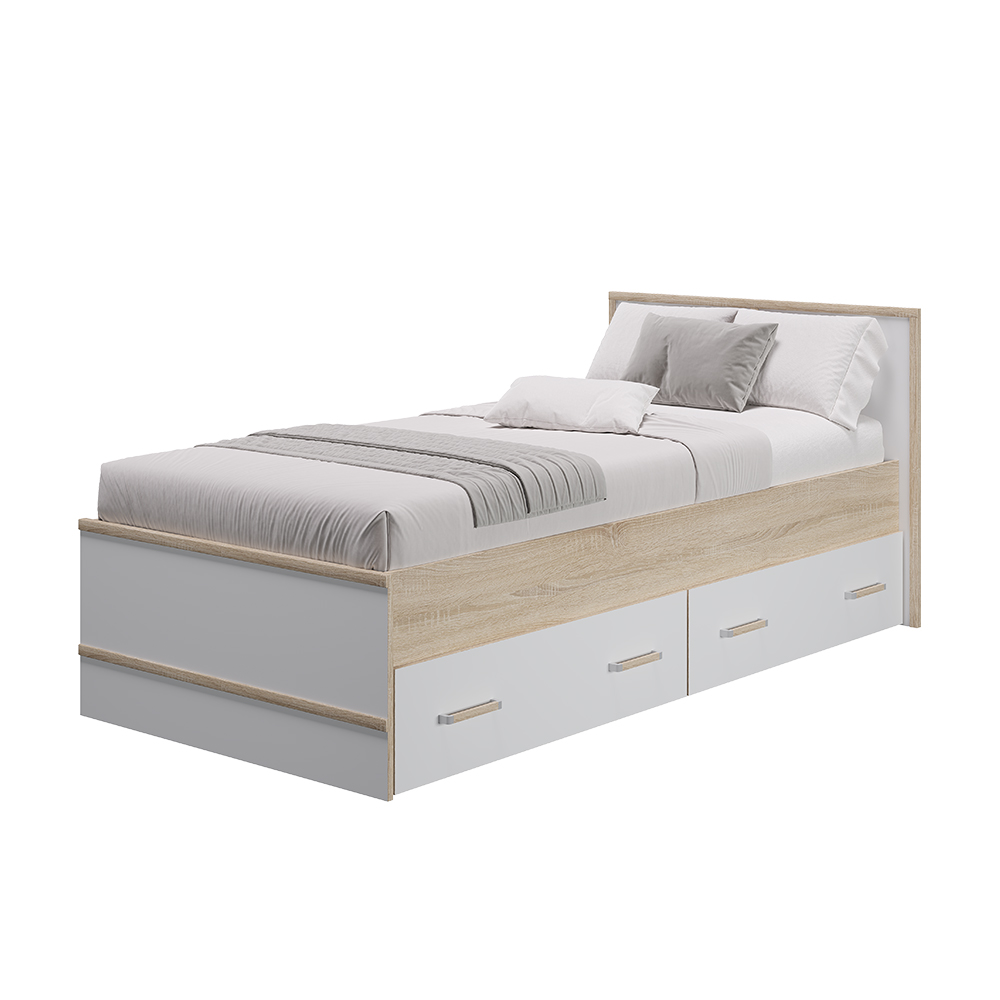 "Сакура" LIGHT Кровать 0,90 (СОНОМА)