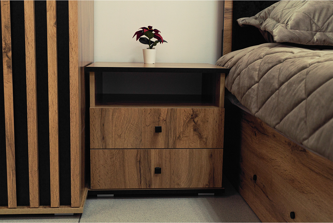 Тумба прикроватная 51.17 "Либерти" (опора h=20мм)