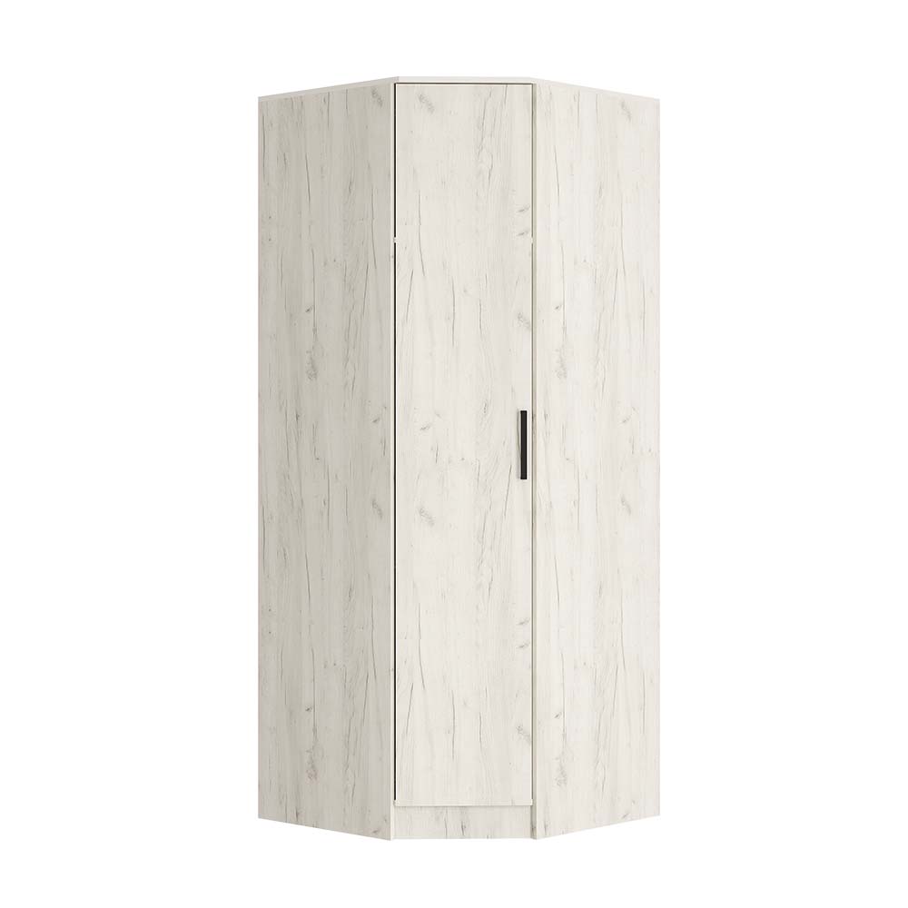 "Фиеста" Шкаф угловой крафт белый						