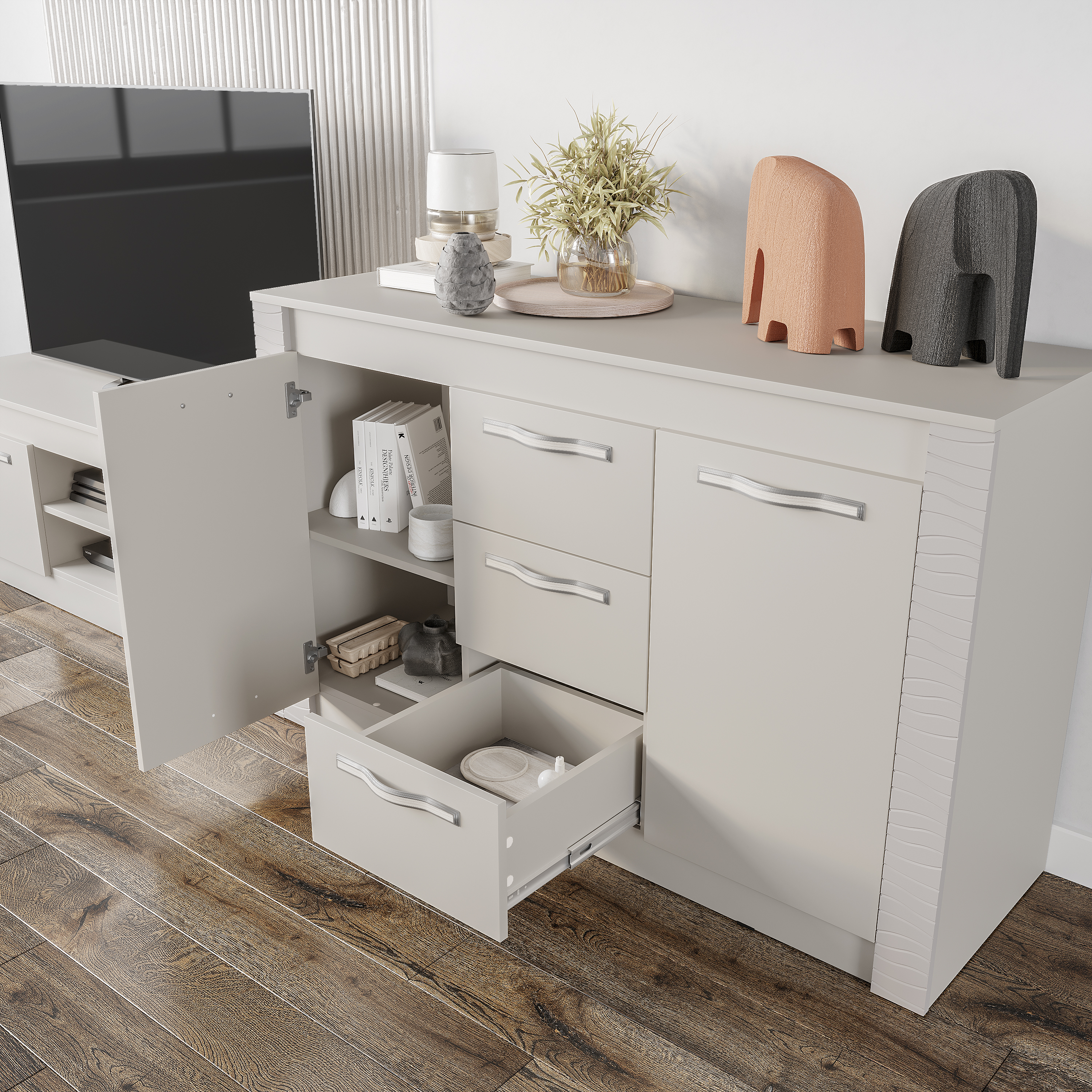 "Монако" Комод КМ-14 Кашемир