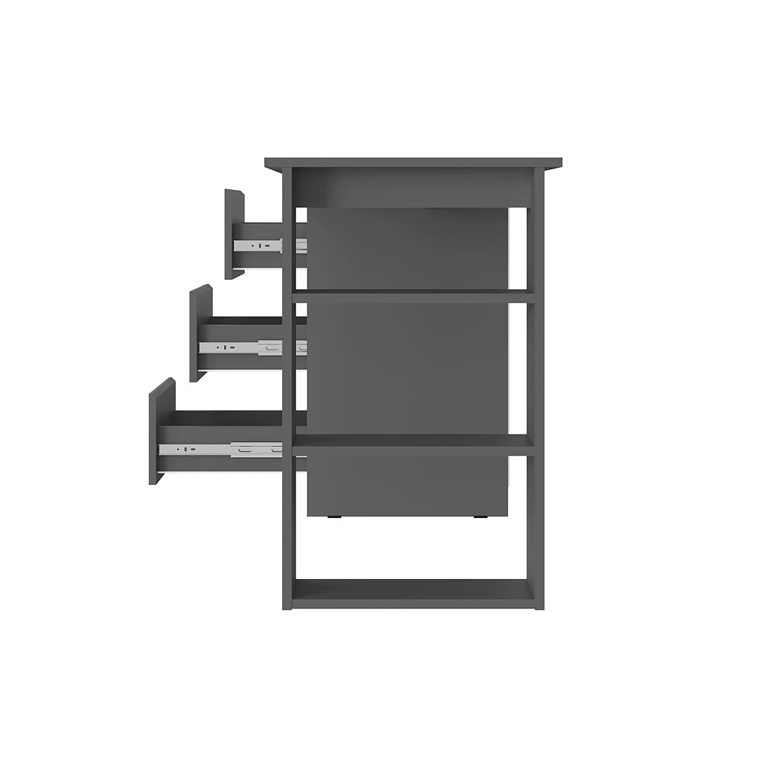 "Симпл" Стол письменный ПС-07  Графит
