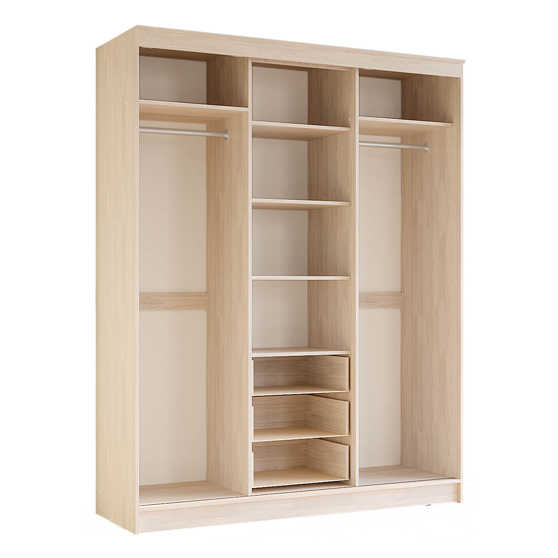 Шкаф-купе "Маэстро" (Белый ясень) 