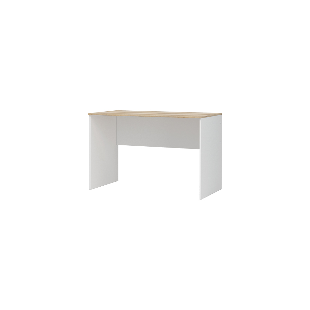 ЮККИ СТ 1200 Стол компьютерный Корпус БЕЛЫЙ/ДУБ ДЕЛАНО СНЯТО