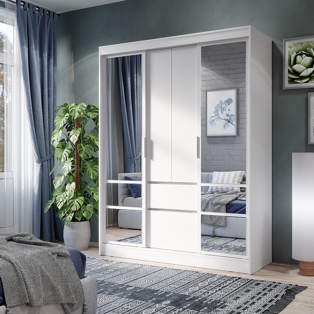 "Симпл" Шкаф-купе ШКК-06 Белый