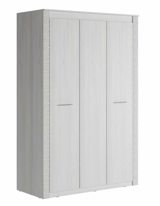  " Капелла" МДФ шкаф 3-х створчатый без заеркал ( 1430*2184*649) 