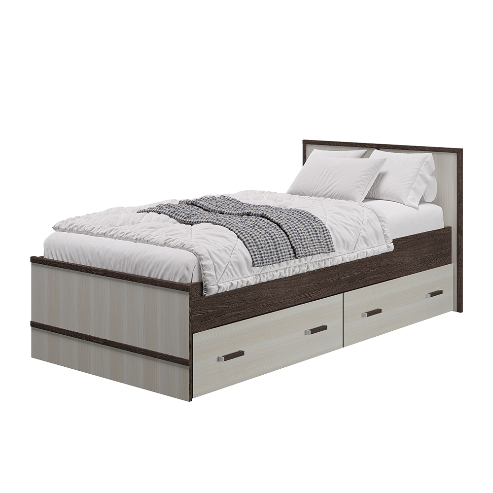 "Сакура" LIGHT Кровать 0,90 (Венге лоредо)