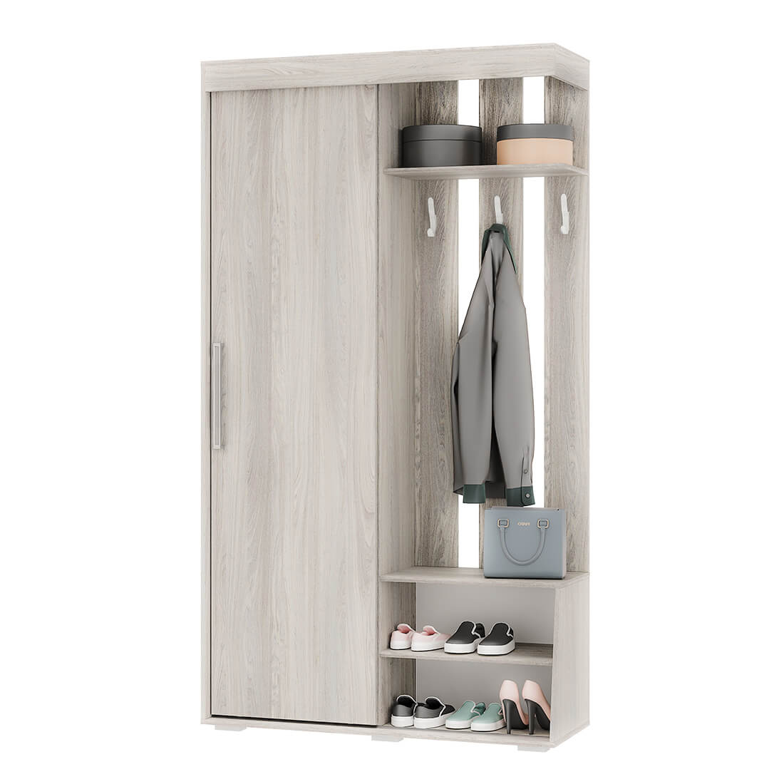 "Зара" Прихожая Ясень белый СНЯТО