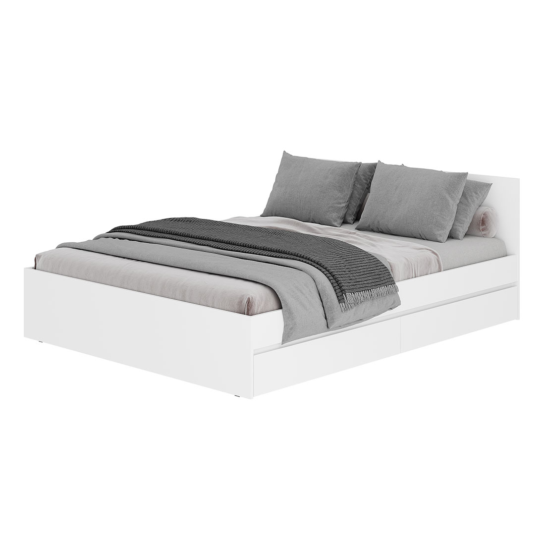 "Симпл" Кровать 1,60 КР-17 Белый