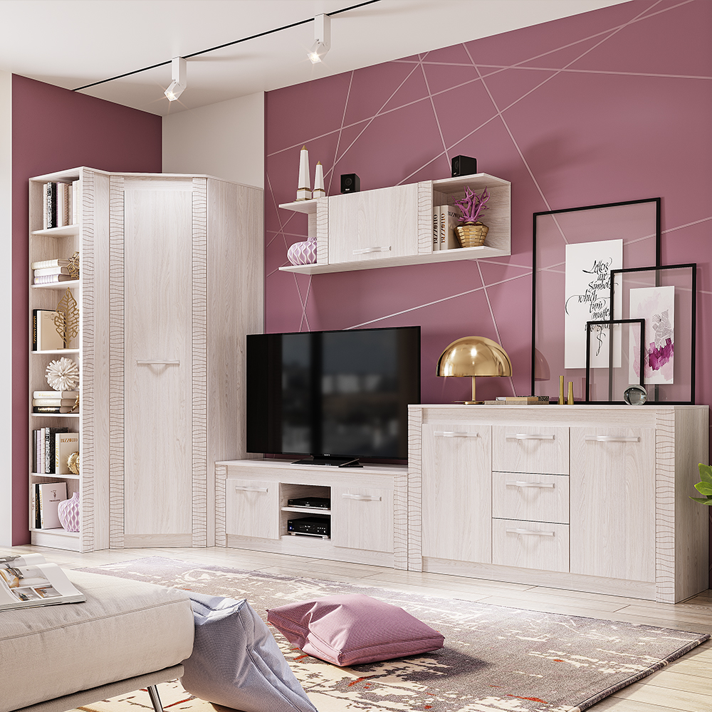 "Монако" Антресоль АН-07 Ясень