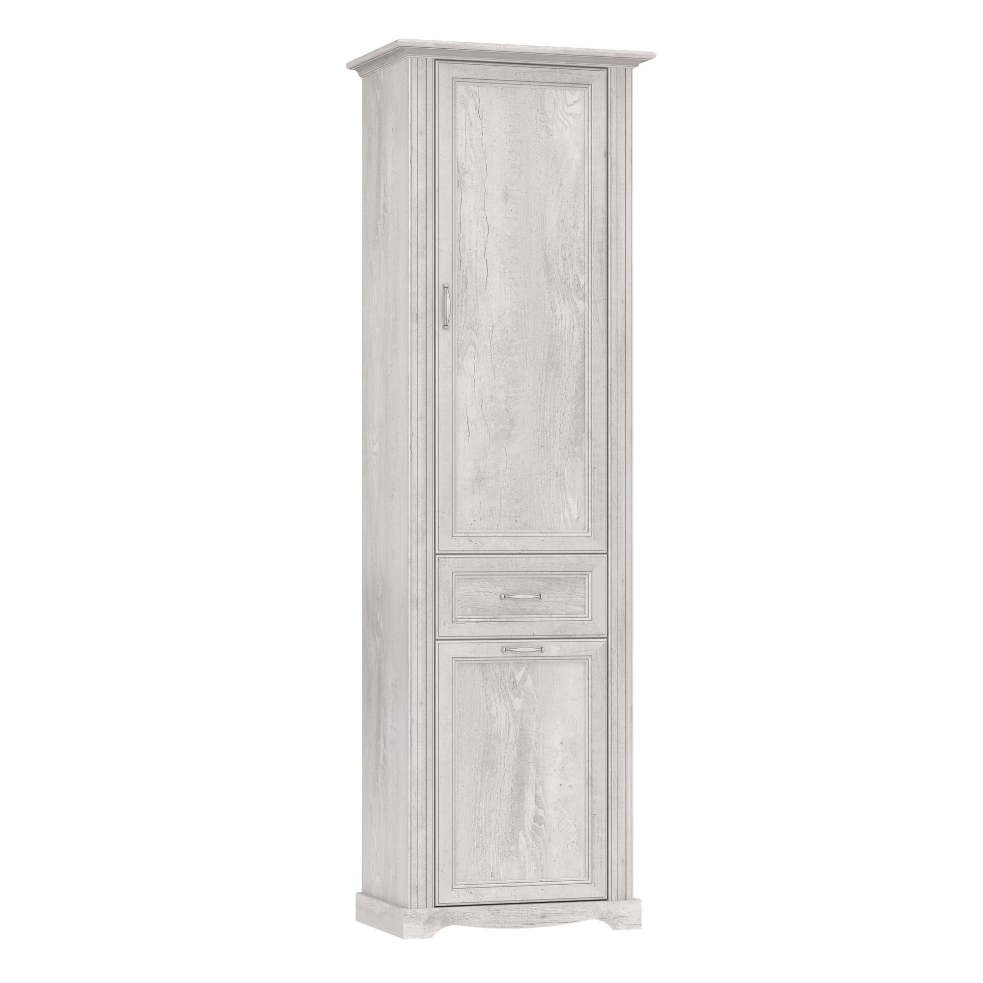 32.04 - 01 Шкаф-пенал "Сохо"(бетон пайн белый) 