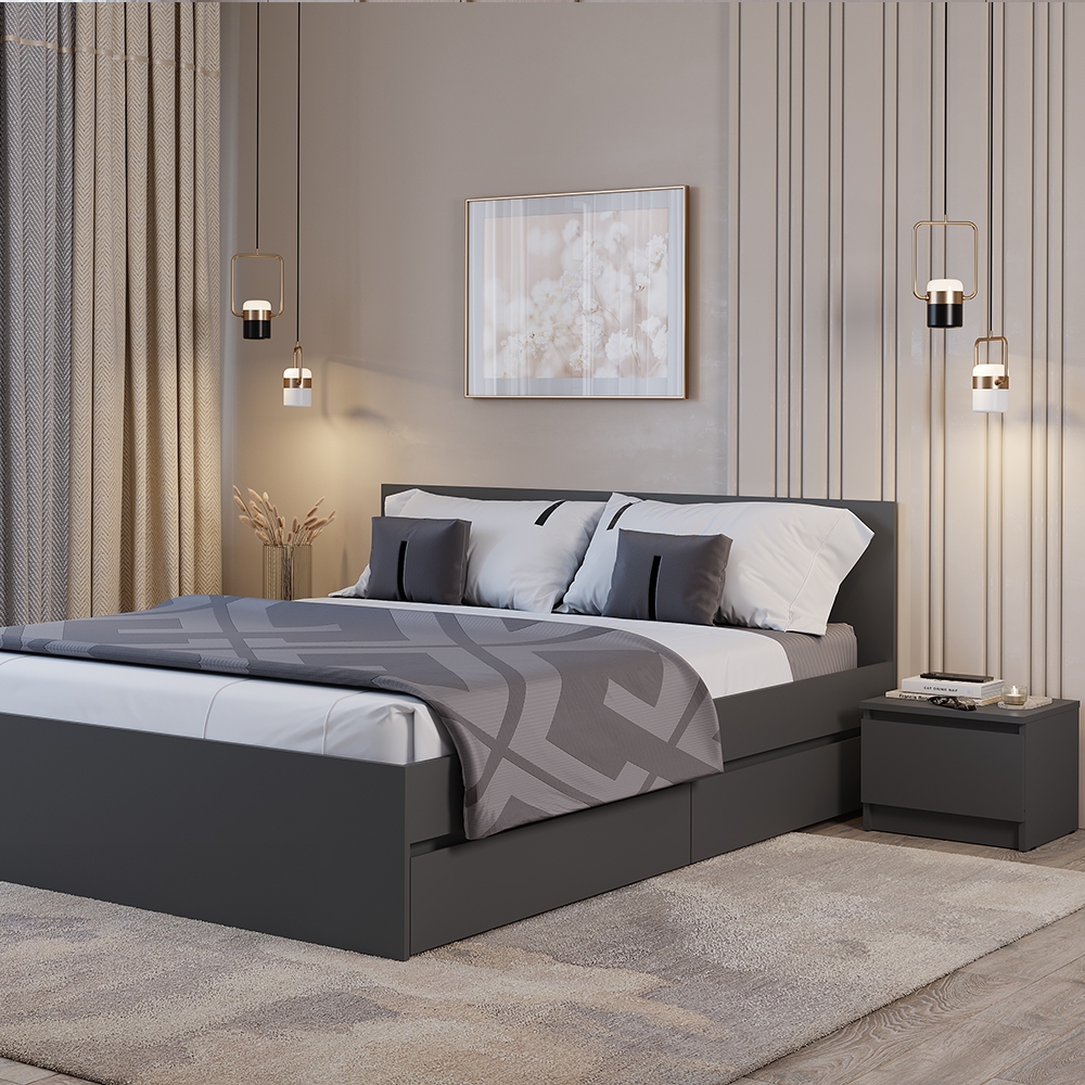 "Симпл" Тумба прикроватная ТБ-11  Графит