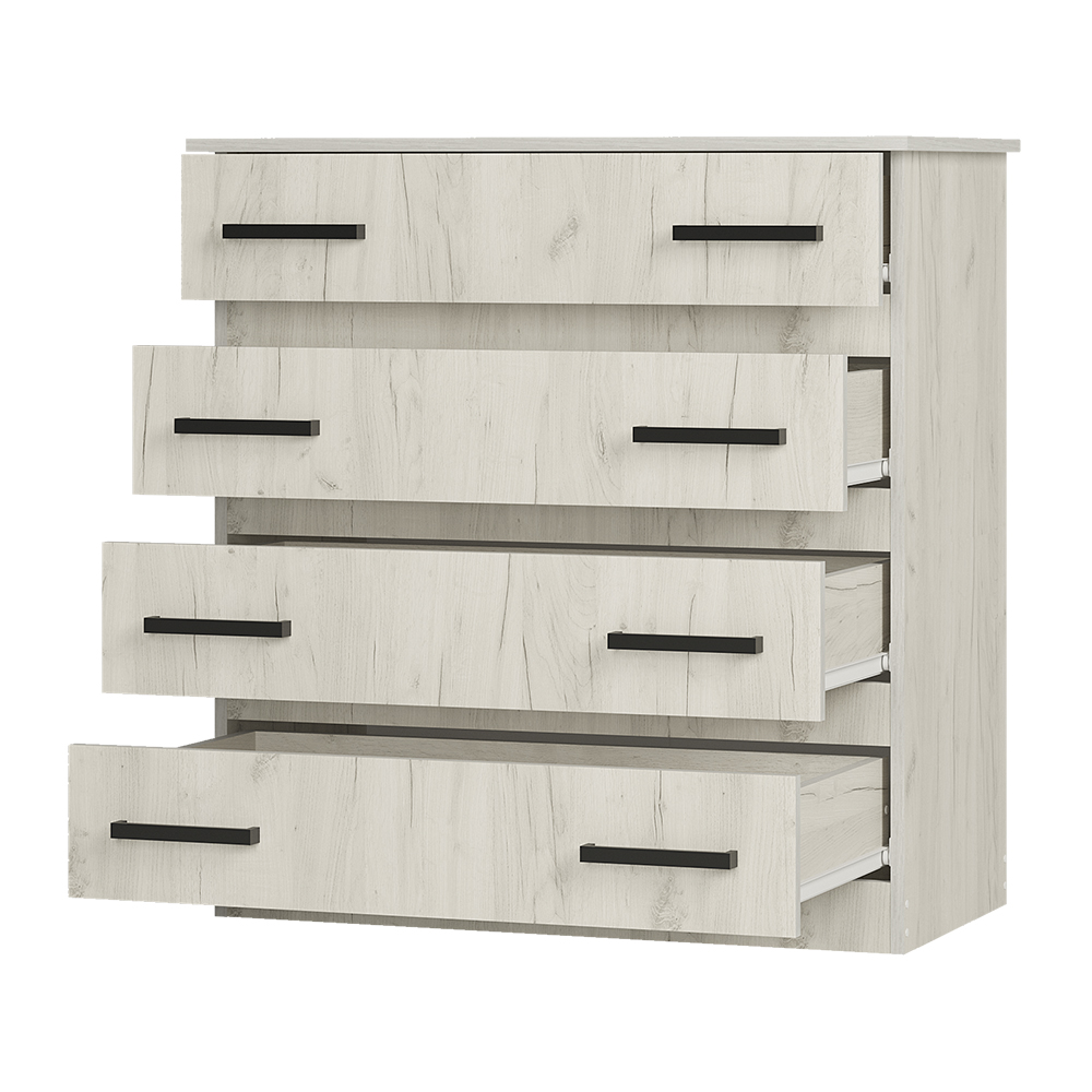 "Стандарт №6" Комод (Дуб крафт белый) 