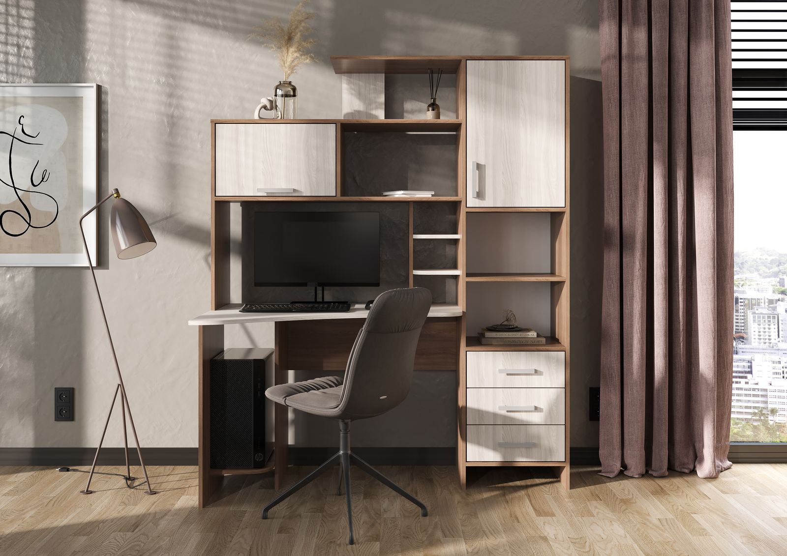 СТОЛ №6 (1,5х1,82х0,814) ШИМО СВЕТЛ/ШИМО ТЕМН