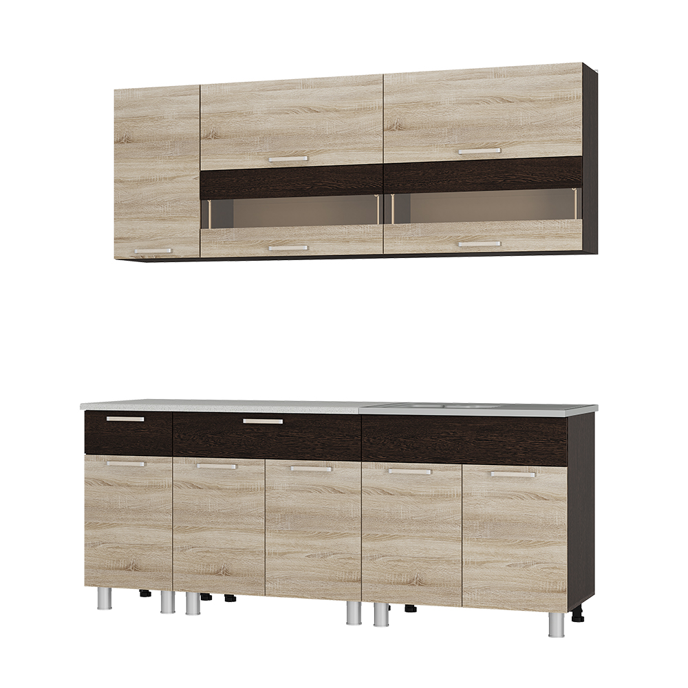 2,00 "Монтана" Кухня ЛДСП  "BTS"  