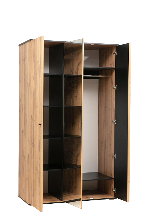 Шкаф для одежды 51.14 "Либерти" (3-х дв.) (опора h=20мм)