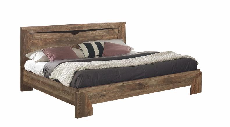 33,08 "Лючия" Кровать с настилом 1200 (кейптаун пайн)